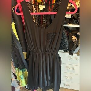 Love Riche Black Lace Detail Dress